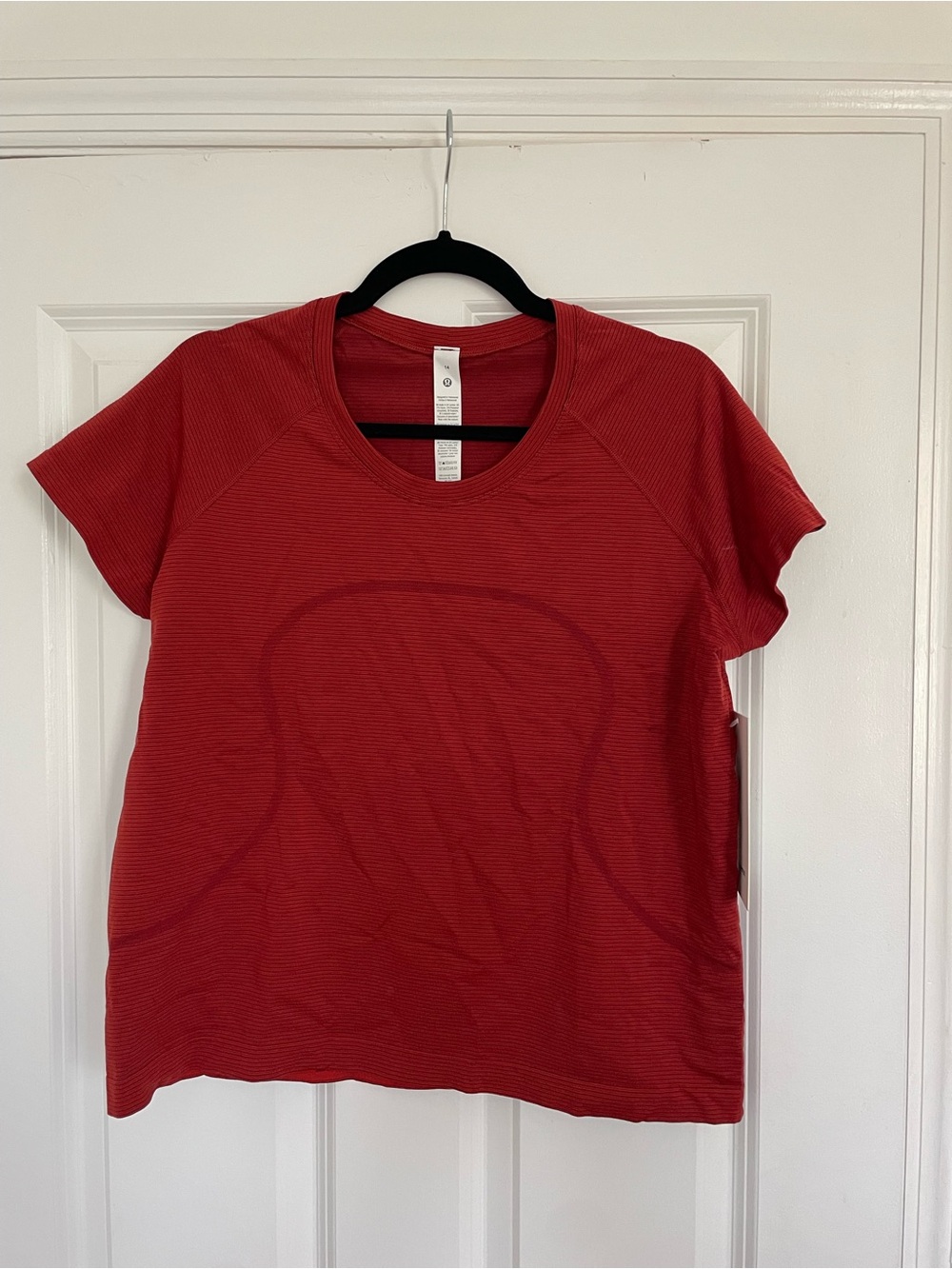 lululemon athletica Cranberry Red Short Sleeve Crew Tee - NWT